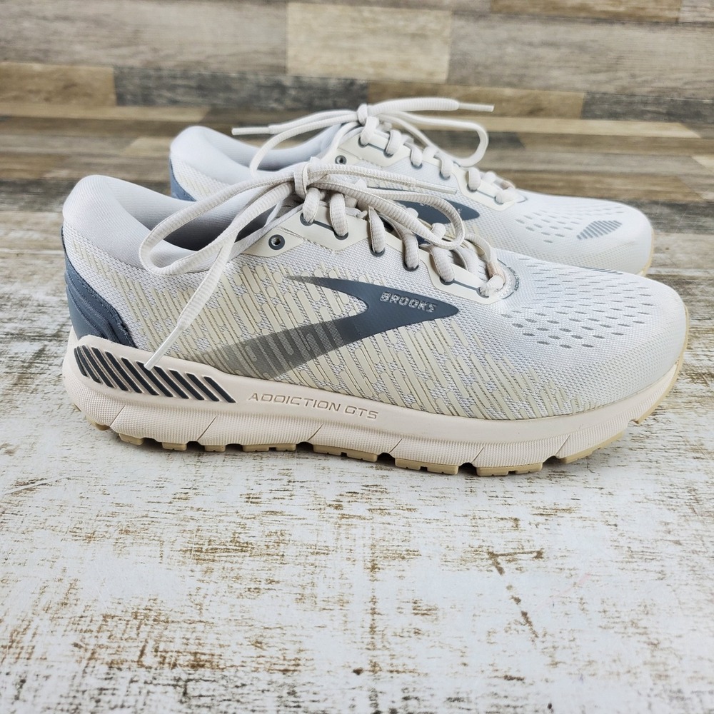 Brooks Addiction GTS 15 Womens Shoe Sz 10 Wide Gray Primer Gray Sand Sneaker